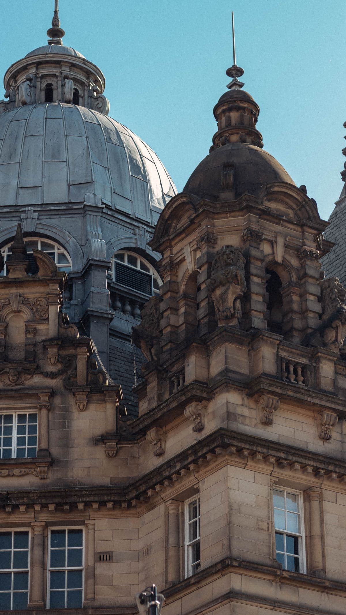 The domes of Leeds Kirkgate Market